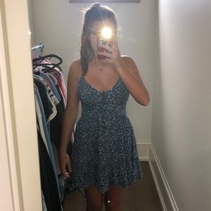 Blue Floral Dress